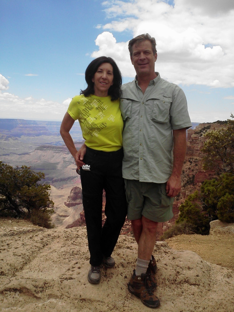 Jane Wakefield and Cliff Smith at the Grand Canyon